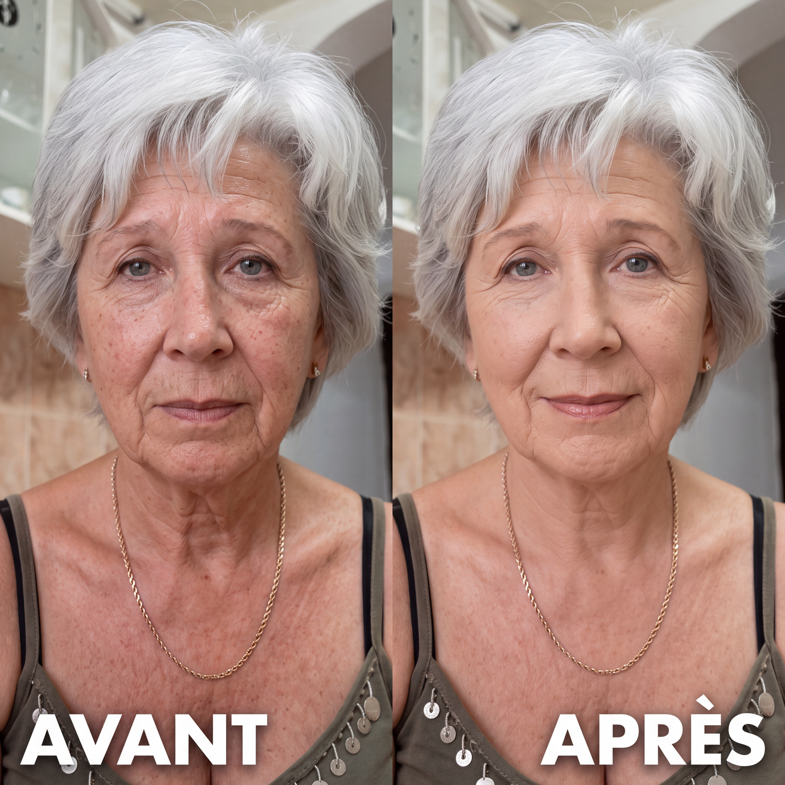 Résultat avant et après